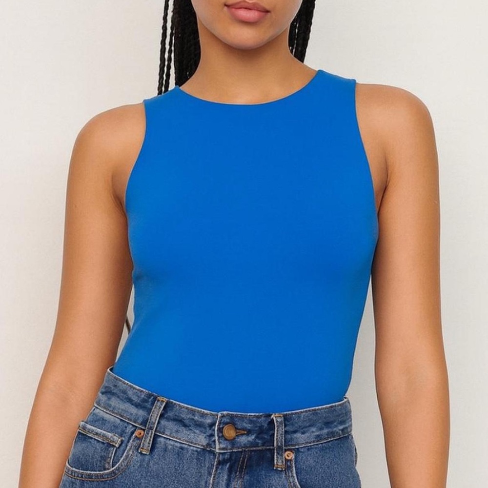 Zara Vibrant Blue Tank Top